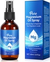 Pure Magnesium Oil Spray, 100% Natural Magnesium Spray, 60ml Organic Topical Magnesium Spray