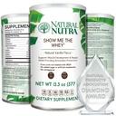 自然なNutraの草のフェード・バニラのショー私Wheyの蛋白質の源の粉は消化を高めます、ボディ液の流れを改善します、支持の骨の健康およびブーストの免除、グルテンフリー、砂糖なし、非GMO、13.3ozを支えます
