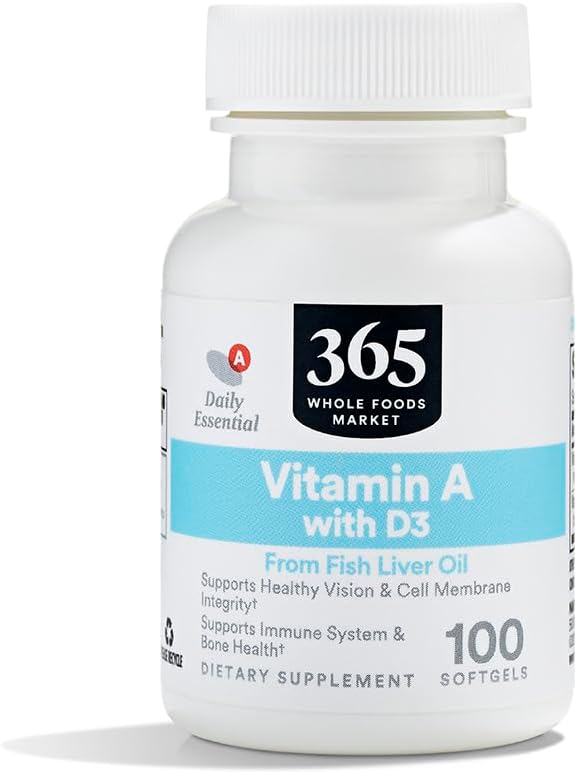 365 by Whole Foods Market, Vitamin A & D 400 IU, 100 Count