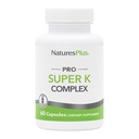 NaturesPlus PROスーパーKコンプレックス - 60カプセル - ヘルシーカルシウム代謝を促進 - ビタミンK1とK2 - 非GMO、ビーガン&グルテンフリー - 60サービング