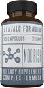 アルファリポ酸とアセチルL-カルニチン - ALA ALC ALCAR - アセチルL-カルニチンとアルファリポ酸 - 525 mg ALCAR - 225 mg ALA - 90カプセル