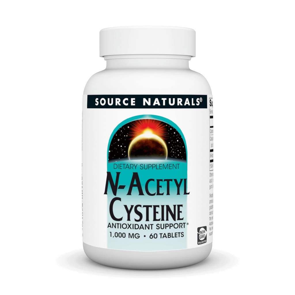 源のNアセチル Cysteineの酸化防止サポート1000のmgの呼吸器の健康を支える食事療法の補足* - 60のタブレット