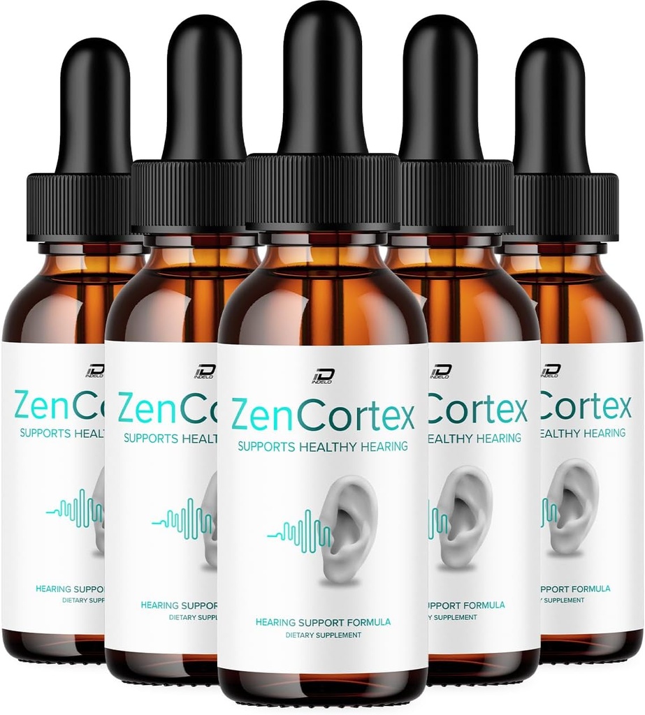 ZenCortex Tinnitus Ear Drops - ZenCortex 24, ZenCortex Liquid Drops, ZenCortexのレビュー, ZenCortex 耳の救済のためのドロップ (5 パック - 5 ヶ月の供給)