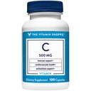 ビタミンC 500MG、免疫および心血管の健康(100カプセル)をサポートする抗酸化剤