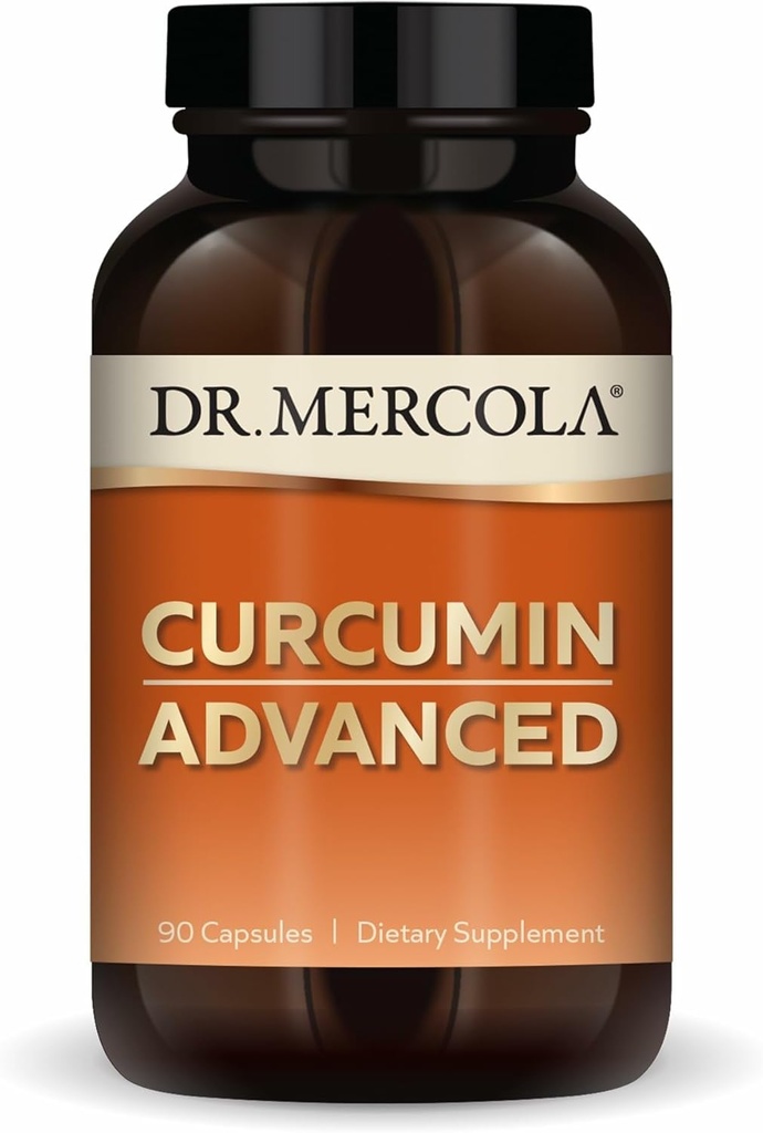 Dr. Mercola Curcumin Advanced、90 のサービング(90 のカプセル)、カプセルごとの 500 の mg、食事療法の補足、サポート ビジョンの健康および精神的な焦点、非 GMO