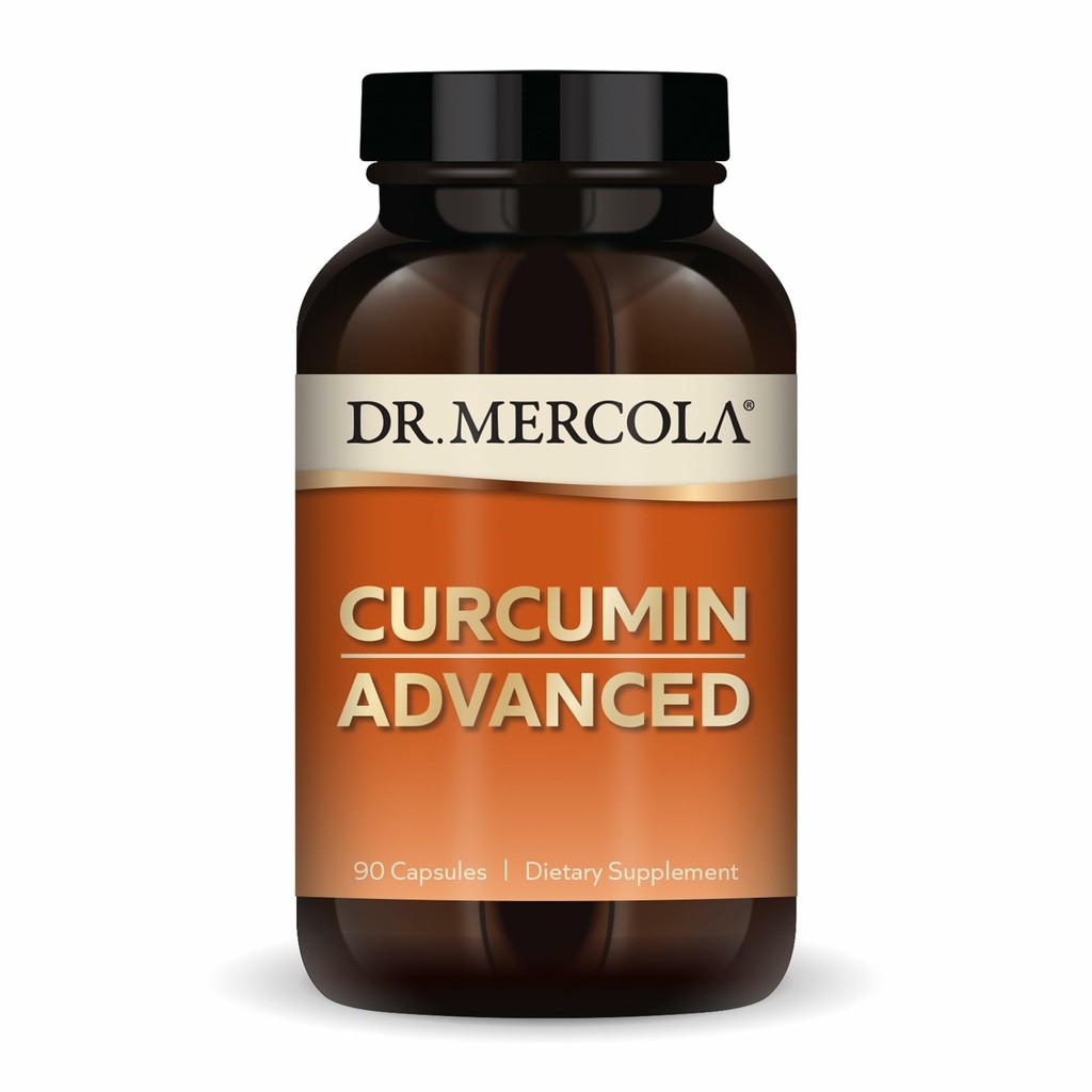 Dr. Mercola Curcumin Advanced、90 のサービング(90 のカプセル)、カプセルごとの 500 の mg、食事療法の補足、サポート ビジョンの健康および精神的な焦点、非 GMO