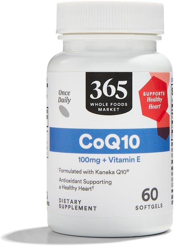 全食品市場、CoQ10 100mg、60の計算による365