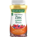 Nature's Bounty亜鉛グミー、免疫サポートグミー、サポートスキン&抗酸化健康、ミックスベリー、30mg、120カウント