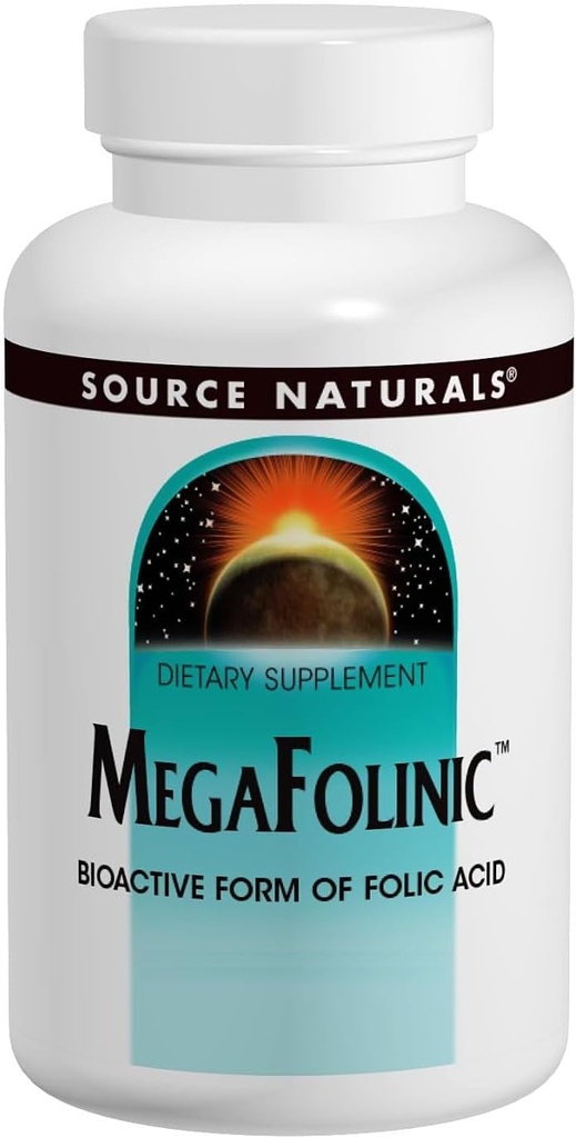 Mega Folinic Source Naturals, Inc. 120 タブ