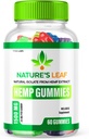 Nature's Leaf Gummies - Nature's Leaf Hemp Infused Gummies、Natures Leaf Hemp Gummies Advanced Supplement、Natures Leaf Gummies with Natural Hemp Extract Plusビーガンオメガ3-6-9(60 Gummies)