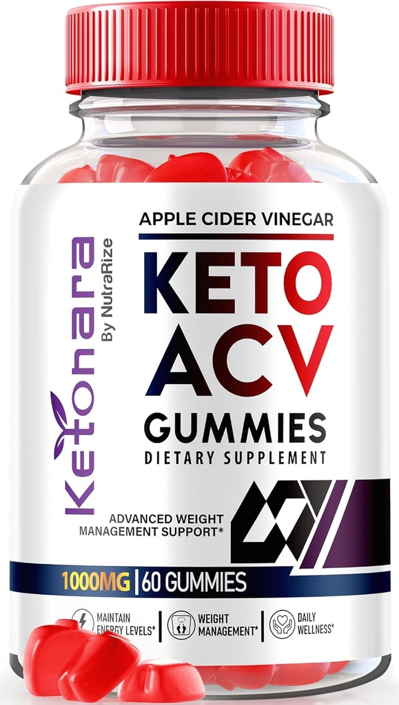 Ketonara Keto ACV Gummies, Ketonara ACV Keto Formula for Advanced Weight Loss, Ketonara Keto Plus ACV Dietary Supplement, Keto + ACV Gummy, Keto nara Gomitas Reviews (60 Gummies)