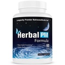 Longevityの草PM - 5-htp、メラトニン、Valeian及びGABAの草の睡眠の方式。 60 ベジギーカプセル