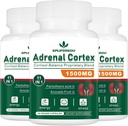 11-in-1 Adrenal サポート補足、パントテン酸およびAshwagandhaのCortisolの補足-サポート健康な副腎機能、エネルギーおよび弛緩- 180のカプセル