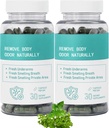 Internal Deodorant Supplement – Body Deodorizing Supplement, for Gut Health, Skin Health, Digestion Support – Natural Odor Control Chlorophyll Pills | 30 Vegan Capsules (2pcs)