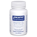純粋なカプセル化ビタミンD3 125 mcg(5,000 IU) - ビタミンD - 120カプセル付き - 骨、関節、 Breast、心、コロン、および免疫の健康をサポートするためのサプリメント