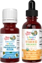 MaryRuth Organics Infant Precision Probiotics Colic & Vitamin D3 Drops | USDA Organic, Clean Label Project Verified® | 免疫サポートと全体的なウェルネスのためのビタミン | 完全菜食主義者、非GMO、グルテンフリー