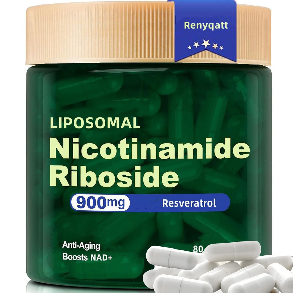 Renyqatt NAD+の補足-Liposomalのニコチンアミドの肋骨-反老化のための補足、エネルギー、焦点- 80のカプセル(1B)