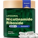 Renyqatt NAD+の補足-Liposomalのニコチンアミドの肋骨-反老化のための補足、エネルギー、焦点- 80のカプセル(1B)