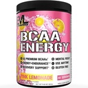 EVL BCAAs のアミノ酸の粉-筋肉回復のための BCAA のエネルギー前ワークアウトの粉 細い成長および持久力-自然なカフェインが付いている再水化のポストのワークアウトの回復飲み物-ピンクのLemonade
