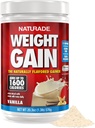 Naturade Weight Gain Instant Nutrition Drink Mix, Vanilla ,20.3 Ounce