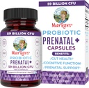 MaryRuth Organic Prenatal Vitamins & Probiotics | 59 Billion CFU | ビタミンD3&B12 | アイアン | フォーレート | Selenium | コリン | ヴィーガン | ノンGMO | 60カプセル