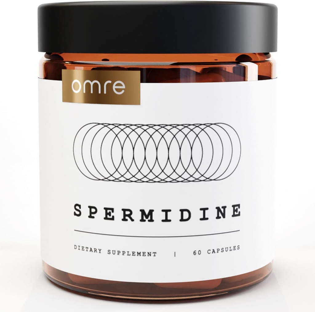 OMREのSpermidineの補足(非合成のSpermidineの10mg) - 3rd-Partyは1%のSpermidine -サービングごとの自然なSpermidineの10mgに標準化された1000mg小麦のGermのエキスをテストしました
