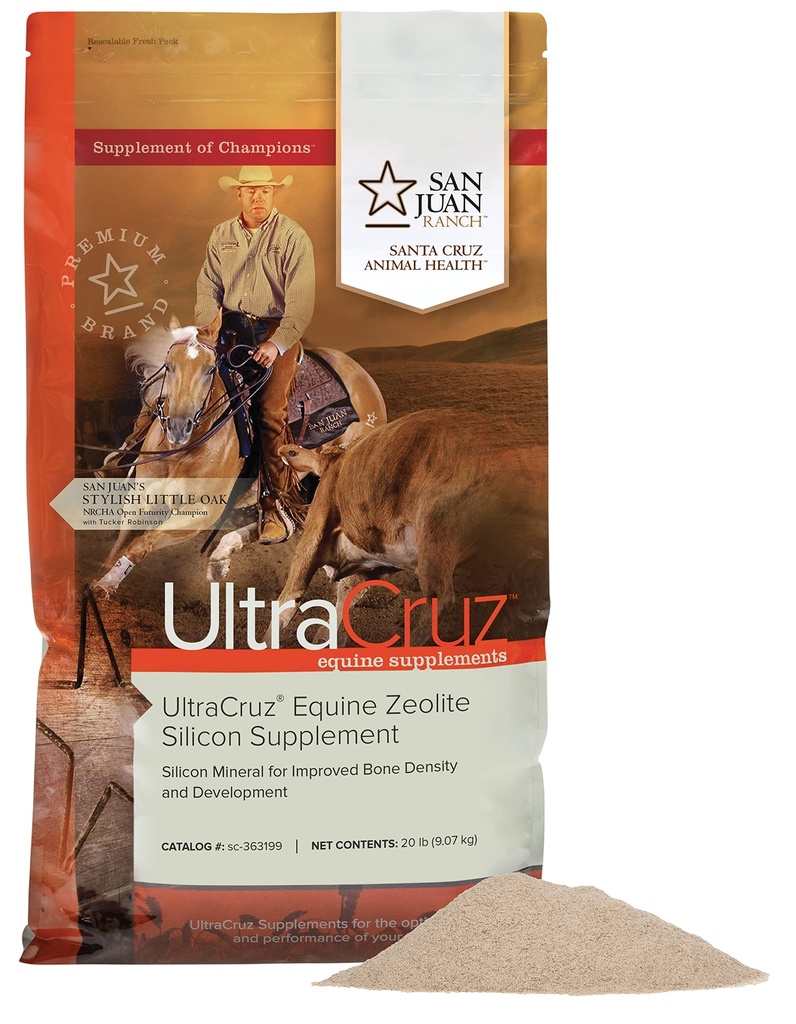 UltraCruz® Equineのゼオライトのケイ素の補足、20のlb