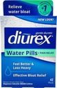 Diurexの水丸薬、42の計算の丸薬(6のパック)