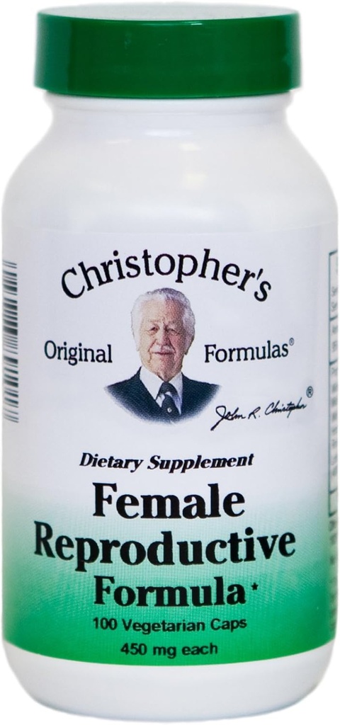 Christopher's Original Formulas Female Reproductive Formula – 100 Vegetarian Capsules – Herbal Blend for Women