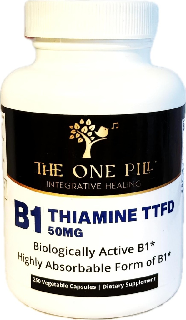 ビタミンB1のチアミンTTFD、チアミンTetrahydrofuryl Disulfide、50mg-250Capsules、Vegan、Non GMOの人工的な注入口かステア酸塩の添加物無し。