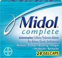 Midolの完全なゲルキャップ、24のカウント ボックス(4のパック)、包装のMay Vary