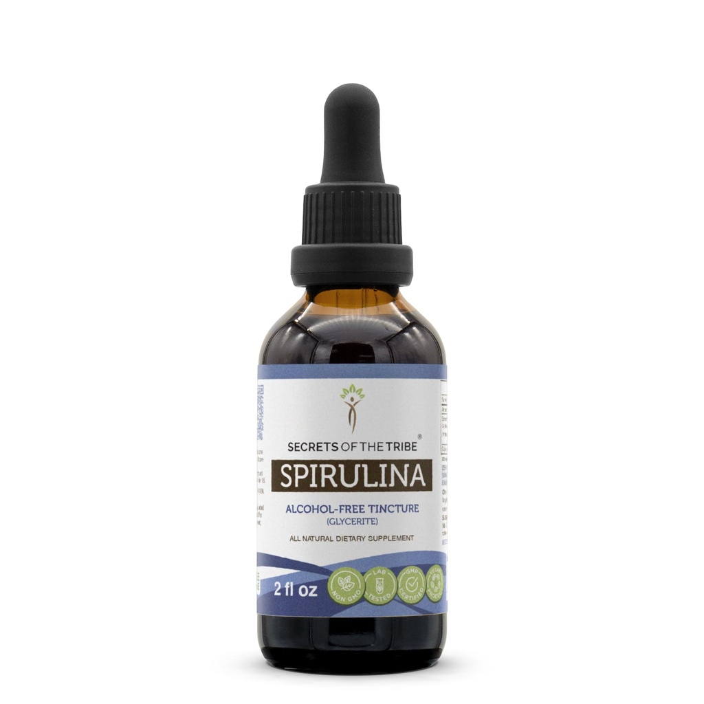 Tribe Spirulinaアルコールフリー液体エキス、Spirulina(Arthrospira platensis)チンキ剤(FL OZ)の秘密