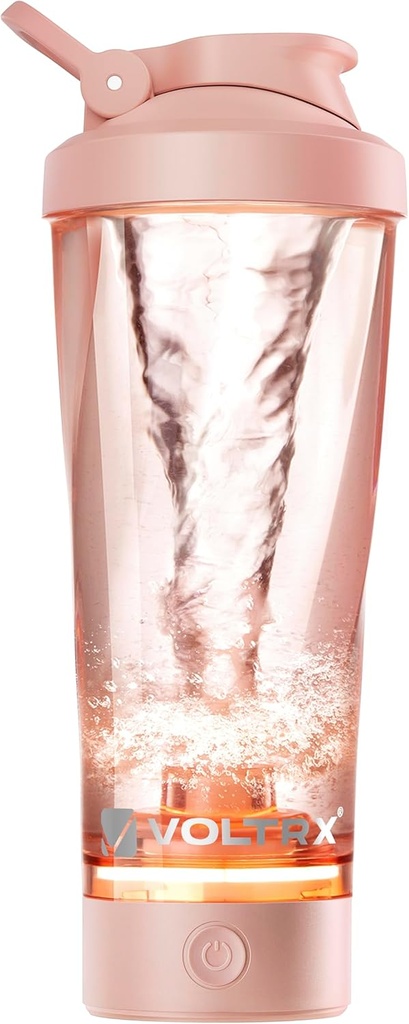 ボルテックスプレミアム電動プロテインシェーカーボトル、トリタン製 - BPA無料 - 24 ozボルテックスポータブルミキサーカップ/ USB タンパク質シェイクス用の充電式シェーカーカップ