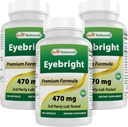 Best Naturals Eyebright 470 mg 180 Capsules (180 Count (Pack of 3))