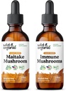 ワイルド&オーガニックマジタケマッシュルーム 2 fl oz & 免疫マッシュルーム 2 fl oz