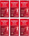 Globulo Rojoの鉄の補足-高い効力の鉄及びBのビタミン、60のタブレット- 6のパックが付いている食事療法の補足の丸薬