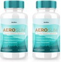 (2パック)AeroSlimカプセル - 高度の重量の健康のためのAeroSlimの食事療法の補足、Bellyの脂肪、重量管理の方式、航空機の細い(120のカプセル)をターゲティングするための最高の強さの全自然な丸薬