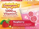 Emergen-C 1000mgのビタミンCの粉、酸化防止剤、ビタミンBおよび電解質、免疫サポート、カフェインの自由なFizzyの飲み物の組合せ、ラズベリーの味- 30の計算/1か月の供給のための免除の補足