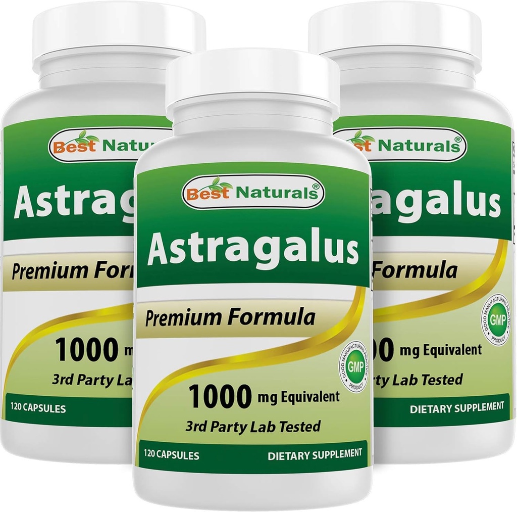 最高のNaturals Astragalusのカプセル、1000のmg、120の計算(3)のパック