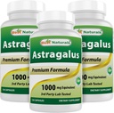 最高のNaturals Astragalusのカプセル、1000のmg、120の計算(3)のパック