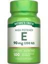 自然の真理ビタミンE Softgels | 200 IU | 100 Softgels | 非GMO&グルテンフリーサプリメント
