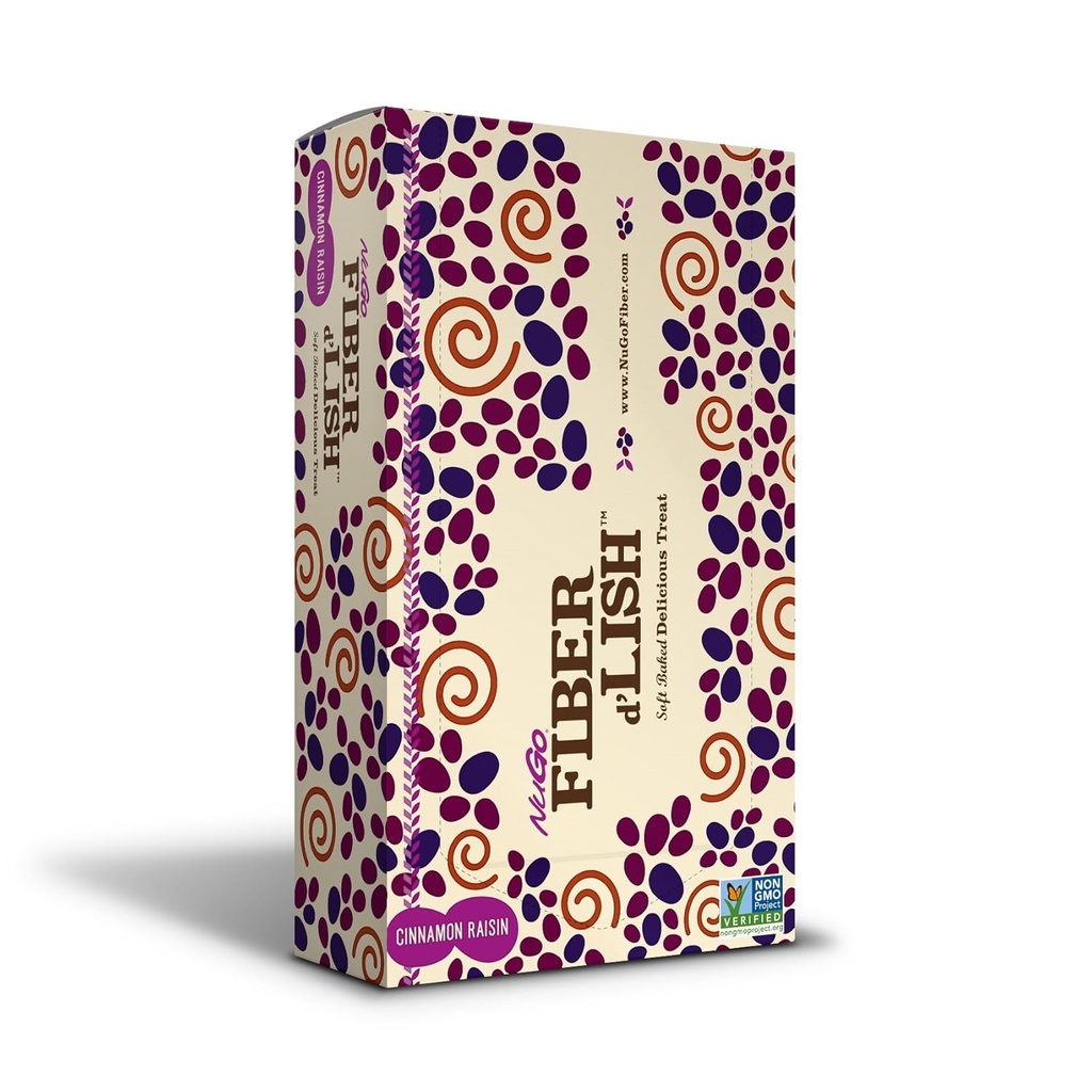 NuGo 繊維 d'Lish シナモン レーシン、12g 高繊維、ビーガン、150 カロリー、1.6 オンス、16 カウント(パッケージ 1)