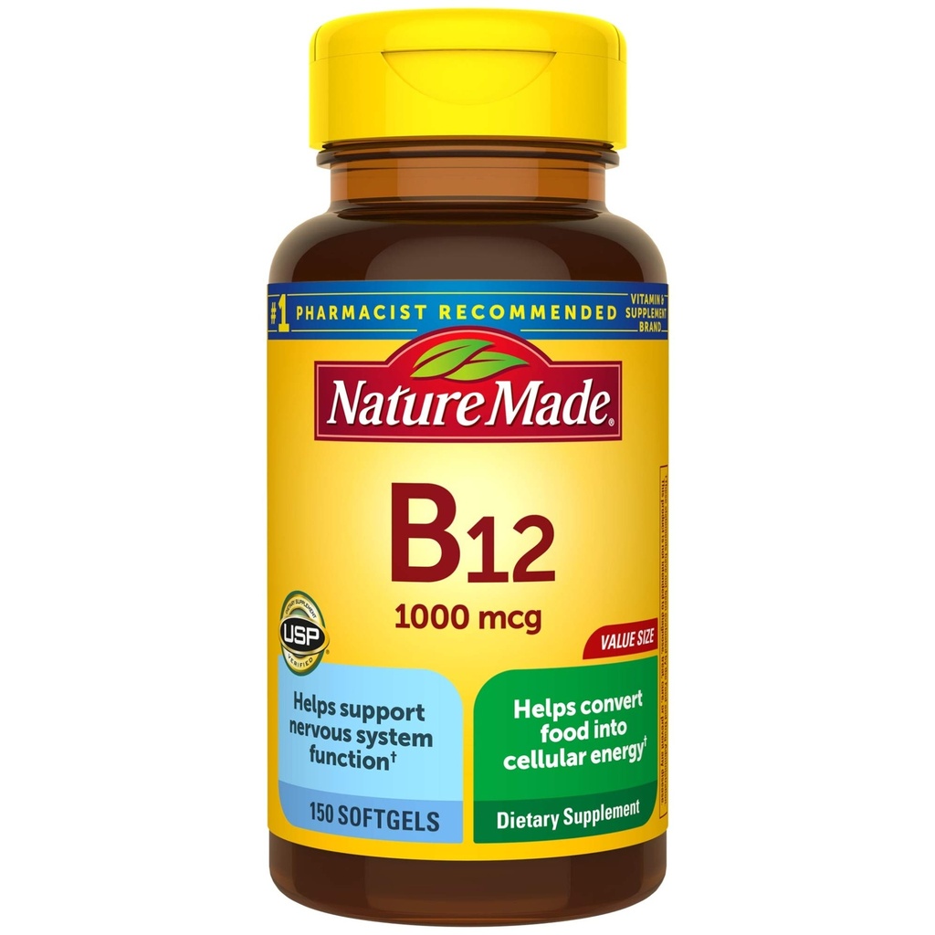 ビタミンB12 1000のmcg Softgels、150の計算の価値サイズ