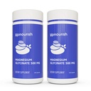 UpNourish ChelatedのマグネシウムのGlycinate 500mgのカプセル-高い吸収のためのマグネシウムのChelate - Calm、足のけいれん、筋肉弛緩480のカプセルのための純粋なマグネシウムの補足