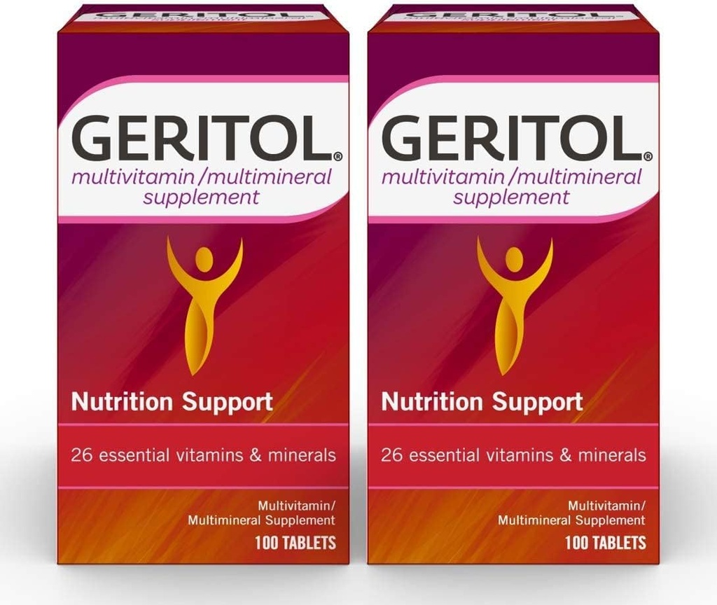 GeritolのMultivitaminは100 TBを錠剤にします - (2のパック)