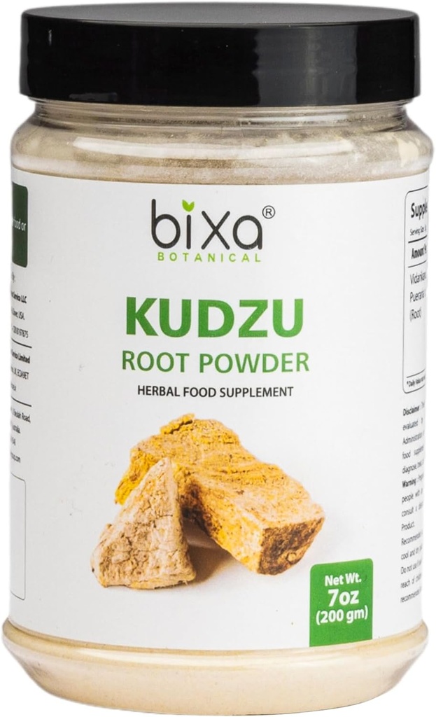 bixa BOTANICAL インド Kudzu Root パウダー (Pueraria tuberosa/Vidarikand) Ayurvedic ナチュラルハーブサプリメント - 7 Oz (200g)