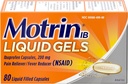 Motrin IB 200mg Ibuprofenの液体のゲルの痛みのReliever/Feverの減力剤のための痛み及び苦痛、80のct