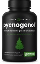 NutraChamps の Pycnogenol のフレンチ・タイムのパインの樹皮のエキス、優れた循環の複合体、血の流れ、ニトリの酸化物の生産、優秀な吸収、黒いペッパーのエキス、60 のカプセルが付いている結果