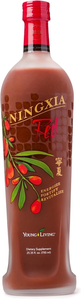 ヤングリビングニンシアレッド | 25.35 oz ボトル | 抗酸化物質 - リッチ スーパー フルーツ ブレンド | 抗酸化ドリンク | 体力の向上 | Wolfberry、プラム、アロニア、チェリー、ブルーベリー、ザクロの特長