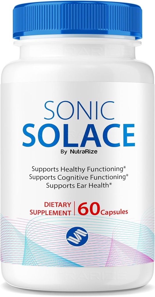 Sonic Solace - Advanced Formula to Maintain Healthy Hearing, Official Sonic Solace for Ear Health, All Natural Support for Overall Well-Being, SonicSolace Review (60 Capsules)